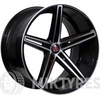 LS Wheels LS749 8.5x19 5x112 ET 40 Dia 66.6 (BKF)